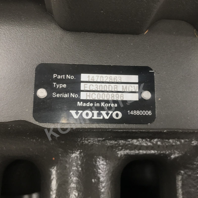 Первоначальный клапан основного управляющего воздействия 14702863 Volvo MCV для EC250 EC300DB EC350D