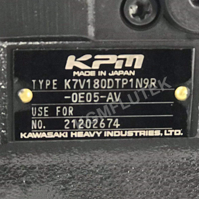 Насос плунжера K7V180DTP1N9R-0E05-AV XCMG XE370EK первоначальный Кавасаки осевой