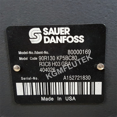 Насос поршеня гидронасоса 90R130 Sauer Danfoss смесителя перехода легированной стали